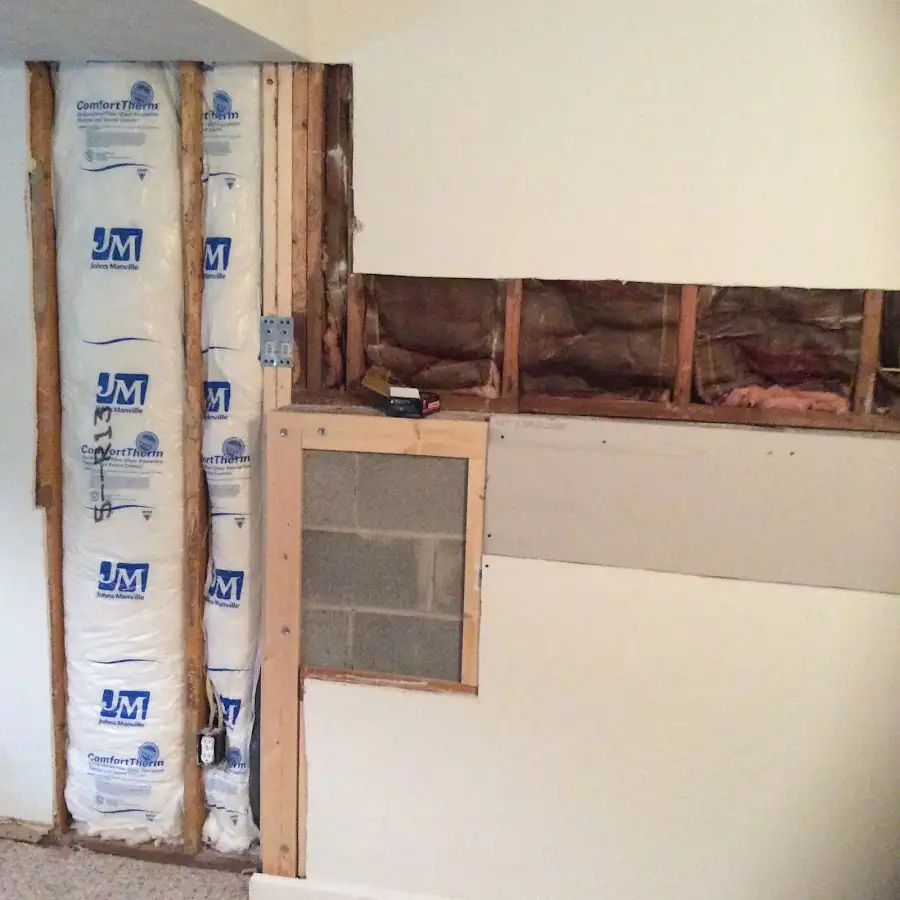 Wall insulation replacement during Contents Cleaning & Restoration in Richfield